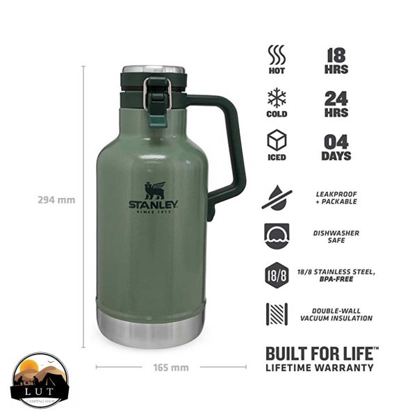 3 7 فلاسک استنلی CLASSIC EASY-POUR GROWLER 1.9L