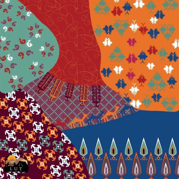 اسکارف تیداسان مدل طاووس