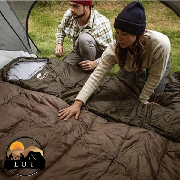 تصویر کیسه خواب الیاف نیچرهایک مدل Naturehike U350 - مستطیلی، کامفورت -1°C، وزن 1.7 کیلوگرم، قابل اتصال و چندمنظوره
