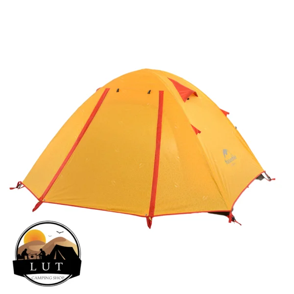 تصویر چادر نیچرهایک دو نفره مدلNaturehike P Series، ضدآب 3000mm، محافظت UV +50، میله‌های آلومینیومی 7001، طراحی ساده و نصب سریع، مناسب برای کمپینگ و کوهنوردی