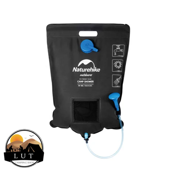 تصویر دوش خورشیدی نیچرهایک 20 لیتری Camping Solar Shower Bag