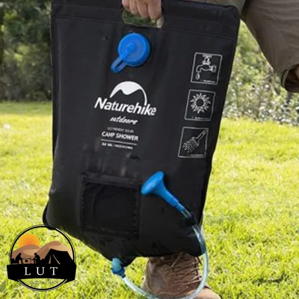 تصویر دوش خورشیدی نیچرهایک 20 لیتری Camping Solar Shower Bag