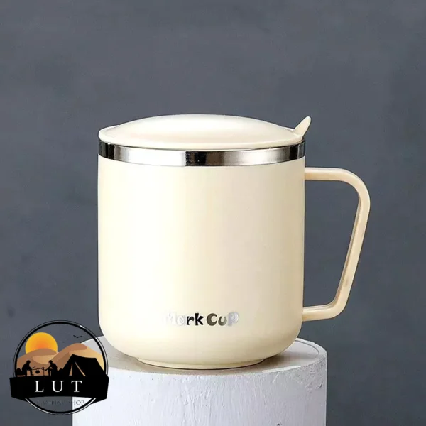 ماگ دوجداره درب دار MARK CUP