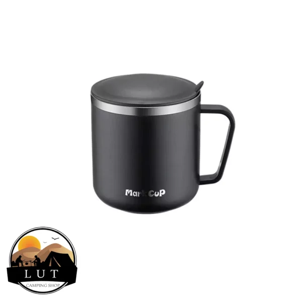 تصویر ماگ دوجداره درب دار MARK CUP