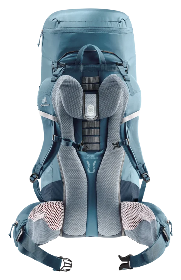 سیستم انتقال بار پیشرفته کوله‌پشتی دیوتر Deuter Aircontact Lite 50 + 10 سبک، جادار (گنجایش 50+10 لیتر) و کاملاً تنظیم‌شونده برای ماجراجویی‌های بالای 4 روز