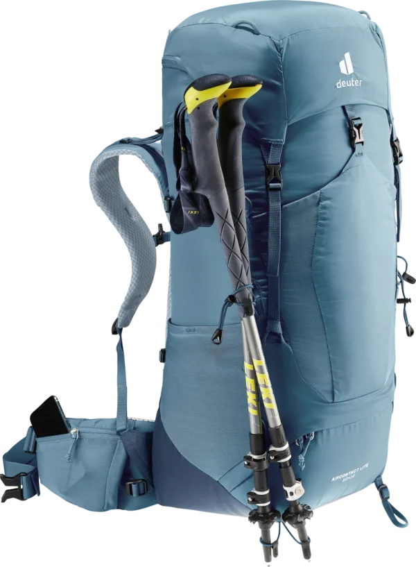 تصویر دیوتر Deuter Aircontact Lite 50 10 سبک، جادار گنجایش 5010 لیتر و کاملاً تنظیم‌شونده برای ماجراجویی‌های بالای 4 روز فروشگاه لوت 6