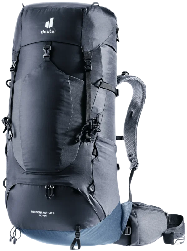 کوله‌پشتی دیوتر Deuter Aircontact Lite 50 + 10 سبک، جادار (گنجایش 50+10 لیتر) و کاملاً تنظیم‌شونده برای ماجراجویی‌های بالای 4 روز رنگ خاکستری