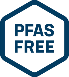 PFAS Logo 2023 deuterblue@2x کوله پشتی دیوتر Deuter Futura 32 لیتری با سیستم تهویه Aircomfort، پوشش ضدباران، برای کوهنوردی و طبیعت‌گردی