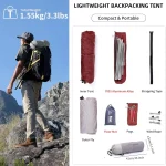 چادر Naturehike Cloud Up 1 20D Updated NH18T010-T فروشگاه لوت