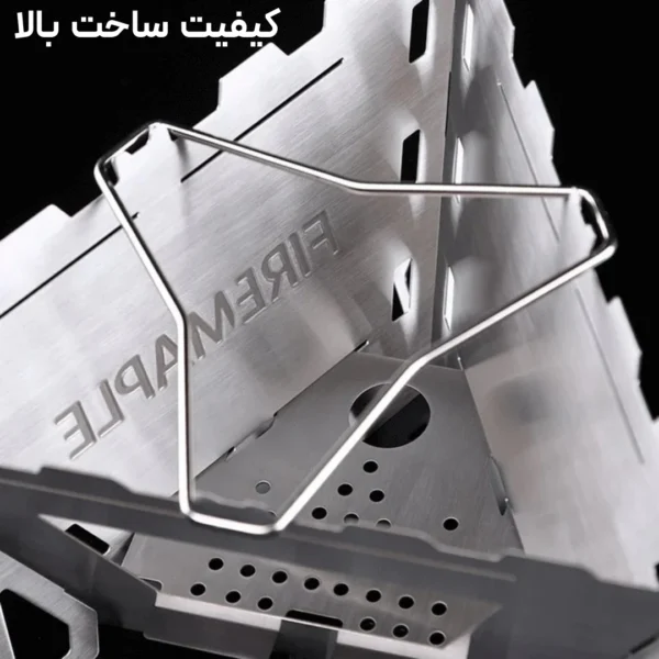 تصویر هیزمی فایرباکس فایر مپل مدل FireMaple Maverick مثلثی لوت کمپینگ 4 1