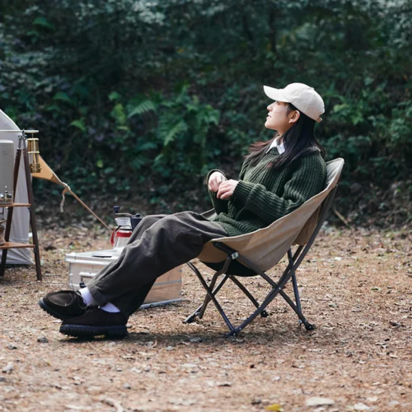 تصویر تاشو نیچرهایک مدل Naturehike YL04 Moon Chair لوت کمپینگ 13