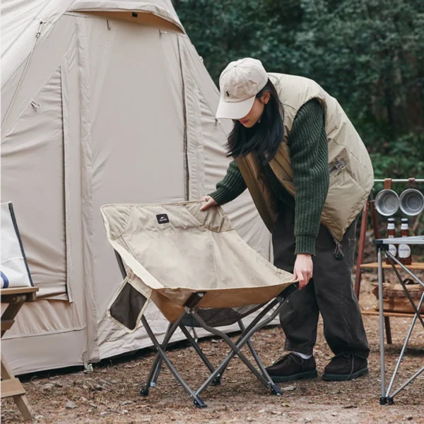 صندلی تاشو نیچرهایک مدل Naturehike YL04 Moon Chair لوت کمپینگ (6)