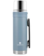 فلاسک استیل سانتکو مدل Santeco ASPEN، یک لیتری، ضد نشت، دوجداره، حفظ دما 24 ساعته، ایده‌آل برای ورزش و کمپینگ - لوت کمپینگ (9)