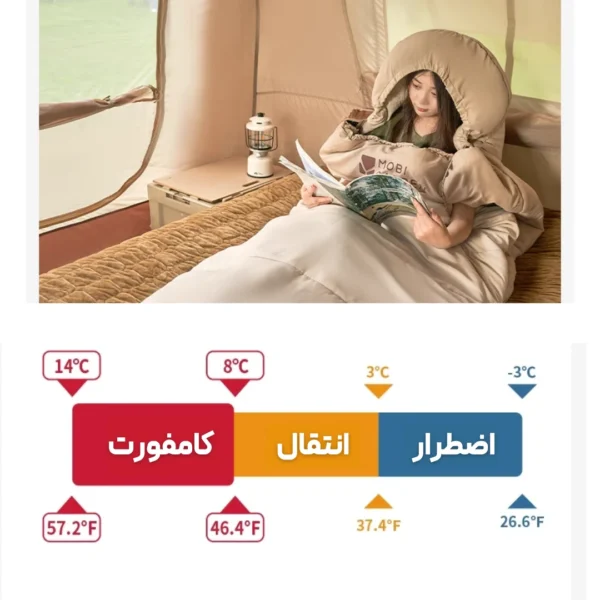 تصویر خواب موبی گاردن مدل Mobi Garden NX23562002 لوت کمپینگ 3