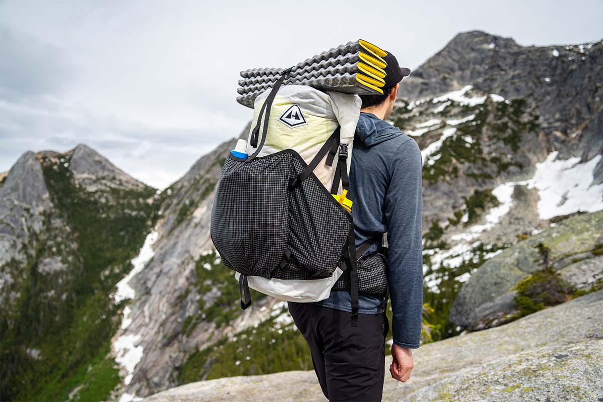 Backpacking pack closeup of Hyperlite Southwest 55 تصویر Backpacking pack closeup of Hyperlite Southwest 55