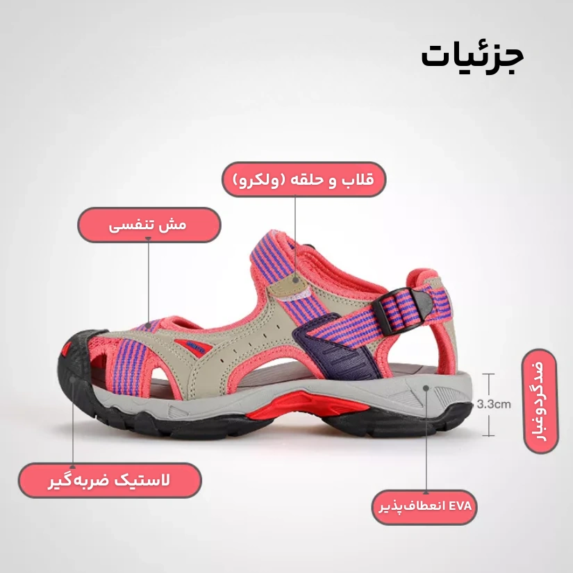 صندل زنانه هامتو مدل HUMTTO 9602-18 (4)