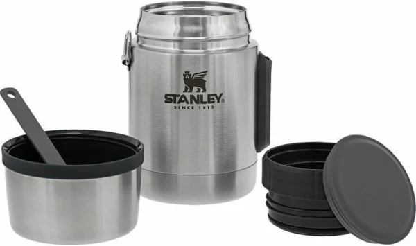 تصویر OpenBox - ظرف غذای استنلی مدل Stanley All-in-One Food Jar، گرم نگه داشتن غذا تا ۱۲ ساعت، همراه با قاشق و محفظه مخفی