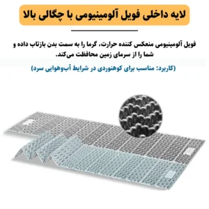 زیرانداز آکاردئونی مونتین اسپرینگ مدل Mountain Spring C3-L (2)