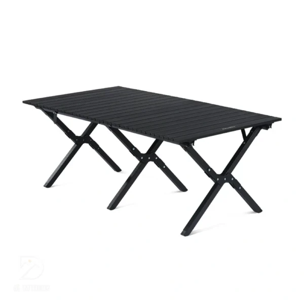 میز تاشو آلومینیومی نیچرهایک مدل CNK2300JU010 سایز بزرگ (10) مشکی