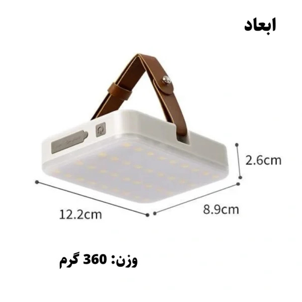 چراغ کمپ چندکاره و پاوربانک نیچرهایک مدل Moonlight Plus CNK2300DQ017 (2)