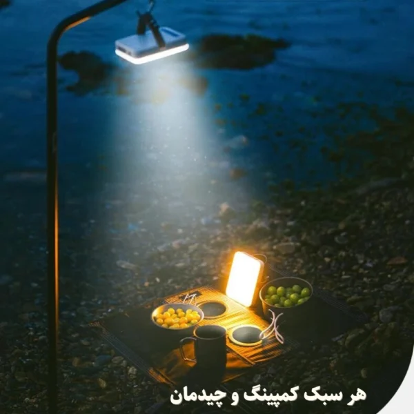 تصویر چراغ کمپ چندکاره و پاوربانک نیچرهایک مدل Moonlight Plus CNK2300DQ017