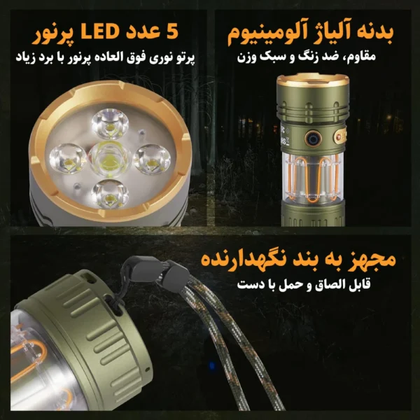 چراغ‌قوه دستی نیچرهایک مدل CNK2300011 سایز L (9)
