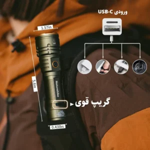 چراغ‌قوه دستی نیچرهایک مدل Naturehike CNK2300011 سایز M (2)