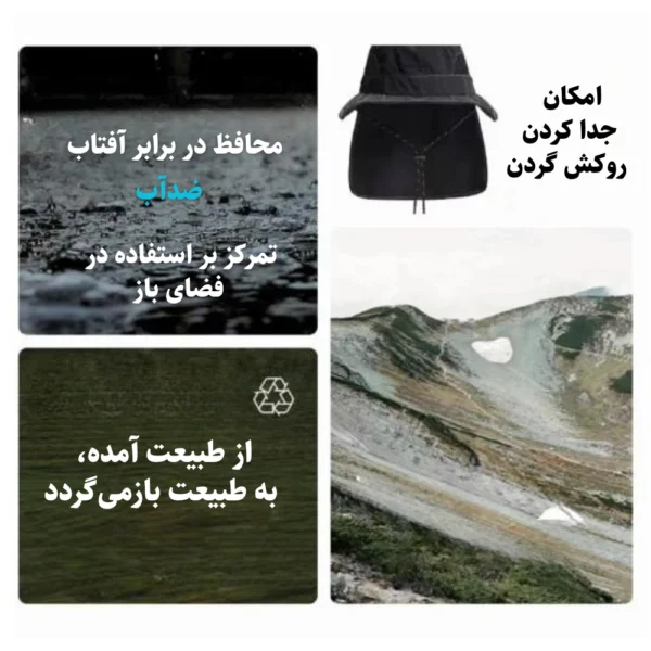 کلاه آفتاب‌گیر نیچرهایک مدل CNH23MZ014 (2)