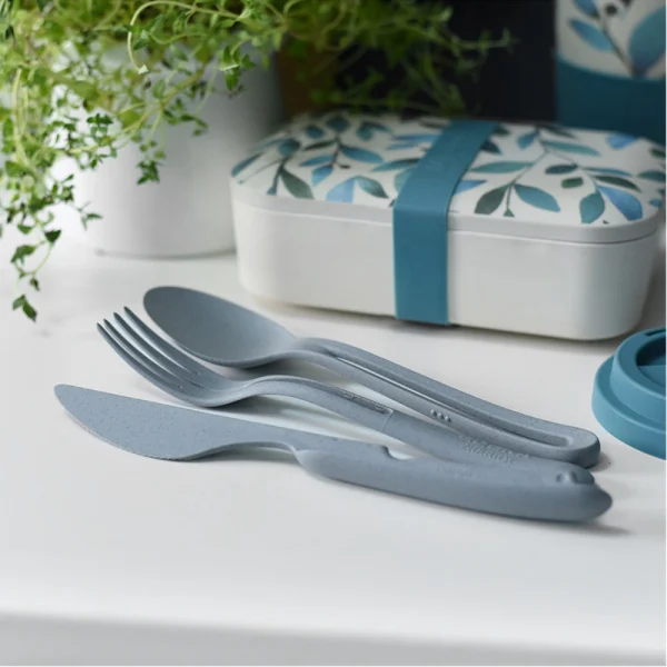 ست قاشق، چنگال و کارد کمپینگ Pro Cook مدل Travel Cutlery، سبک، کم‌جا و بدون BPA مناسب سفر و طبیعت‌گردی - تصویر 17