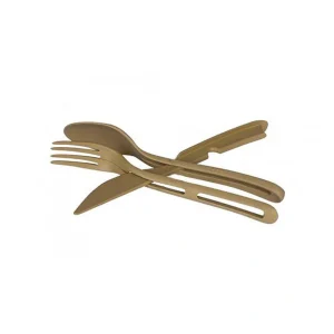 ست قاشق، چنگال و کارد کمپینگ Pro Cook مدل Travel Cutlery، سبک، کم‌جا و بدون BPA مناسب سفر و طبیعت‌گردی - تصویر 3