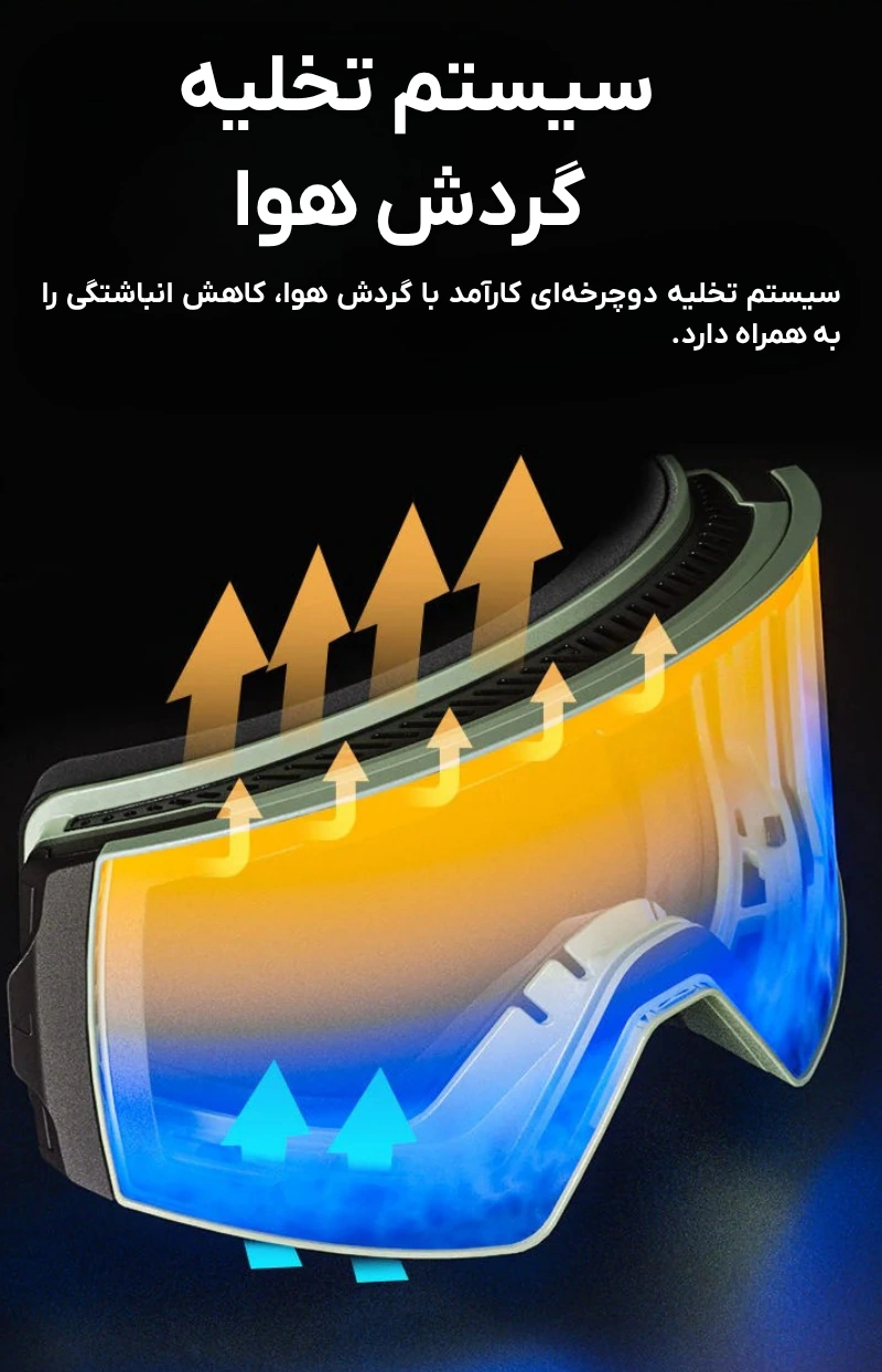 عینک اسکی KAPVOE مدل TK721 (16)