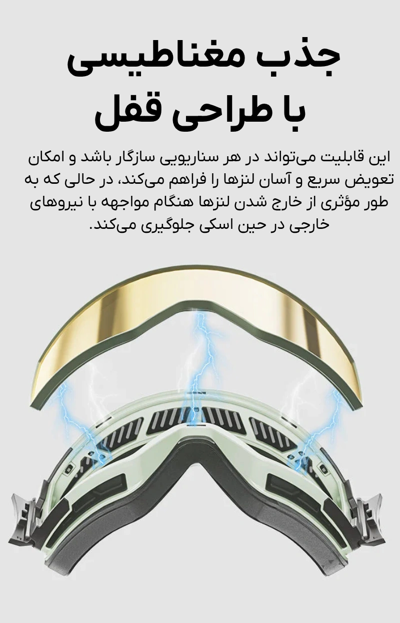 عینک اسکی KAPVOE مدل TK721 (8)
