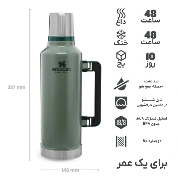 فلاسک استنلی مدل Classic Legendary Bottle ظرفیت 2.3 لیتر (8)
