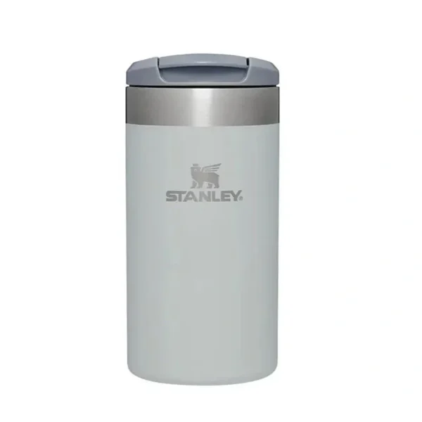 تصویر ماگ استنلی مدل Stanley Aerolight Transit ۰.۳۵ لیتر، سبک، ضد نشت و حفظ دما برای ۶ ساعت رنگ طوسی روشن