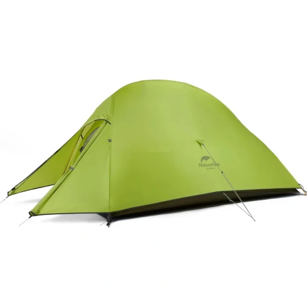 چادر دو نفره بک‌پکینگ Naturehike مدل Cloud Up 2 NH17T001-T ارتقا یافته + زیرانداز (2) سبز