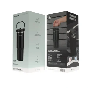 ماگ Green Lion Vacuum Tumbler 900ml، استیل ضدزنگ با عایق خلأ دوجداره، حفظ دما تا 24 ساعت - تصویر 10
