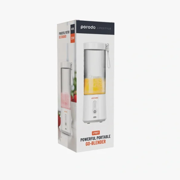 مخلوط‌کن قابل حمل پرودو مدل پرودو مدل Porodo Go-Blender LFST017، با تیغه‌های استیل 6 پره و موتور 220 وات - تصویر 14