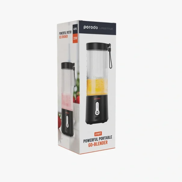 مخلوط‌کن قابل حمل پرودو مدل پرودو مدل Porodo Go-Blender LFST017، با تیغه‌های استیل 6 پره و موتور 220 وات - تصویر 15