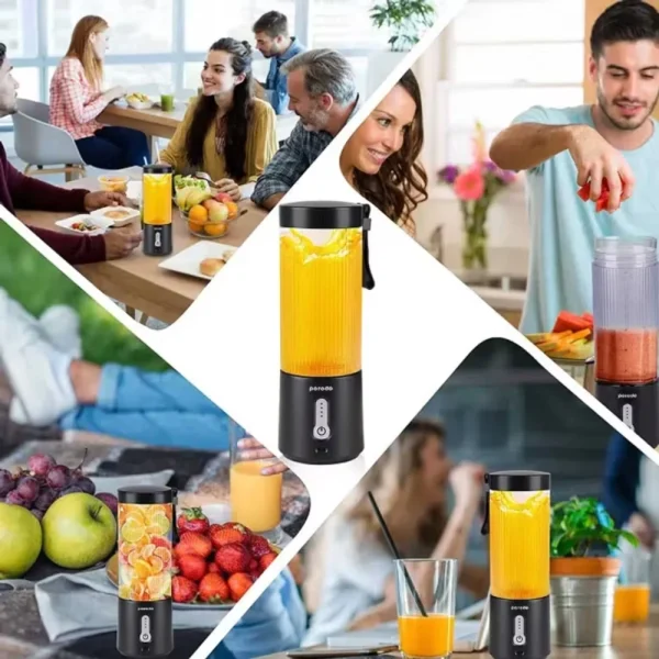 مخلوط‌کن قابل حمل پرودو مدل پرودو مدل Porodo Go-Blender LFST017، با تیغه‌های استیل 6 پره و موتور 220 وات - تصویر 16