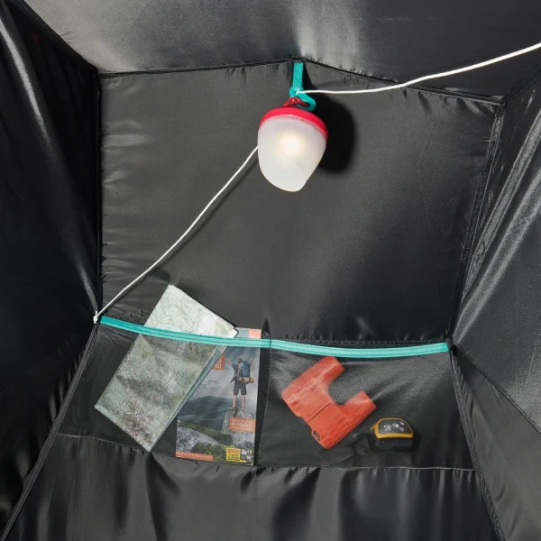 چادر مسافرتی دو نفره کچوا مدل Quechua MH100 Fresh and Black، سبک، ضدآب، خنک و تاریک؛ مناسب سفر و طبیعت‌گردی - تصویر 12