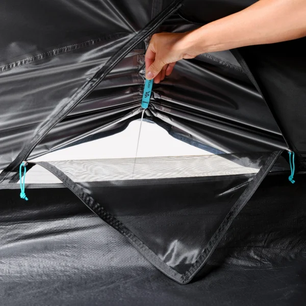 چادر مسافرتی دو نفره کچوا مدل Quechua MH100 Fresh and Black، سبک، ضدآب، خنک و تاریک؛ مناسب سفر و طبیعت‌گردی - تصویر 7