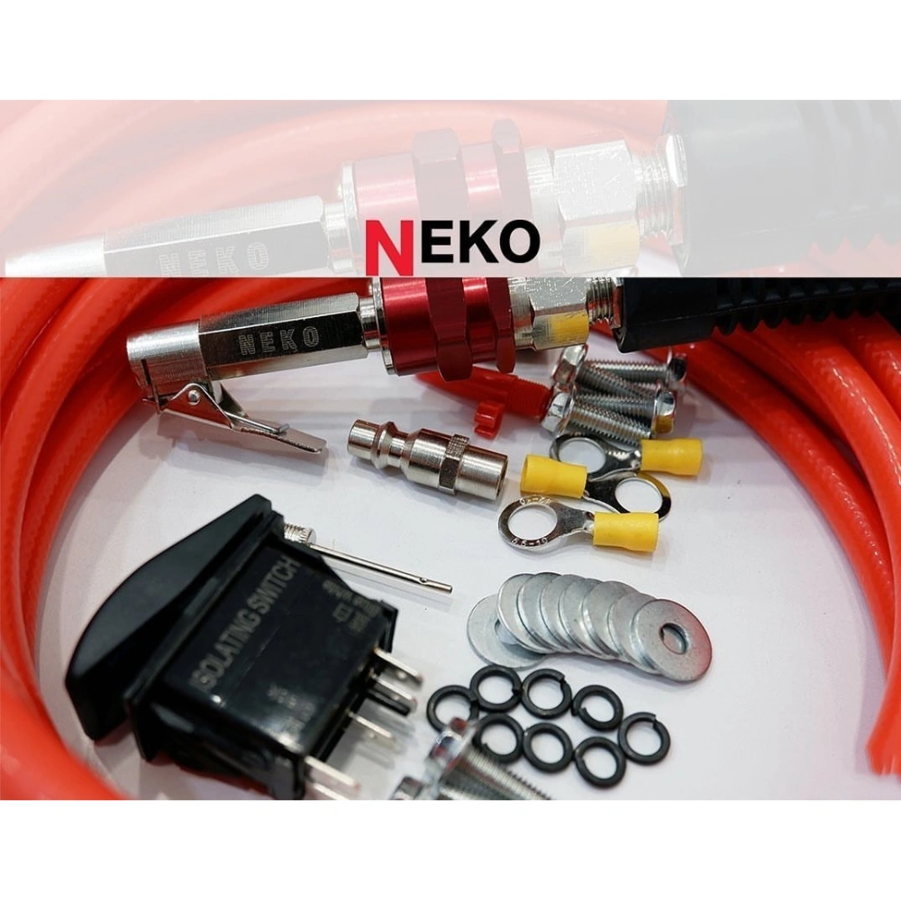 کمپرسور باد پنوماتیک Neko مدل TA ظرفیت 174 لیتر (6) کمپرسور باد پنوماتیک Neko مدل TA ظرفیت 174 لیتر، دوپیستونه مخصوص خودروهای دو دیفرانسیل - تصویر 6